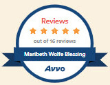 Reviews out of 16 reviews | Maribeth Wolfe Blessing | Avvo