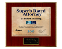 Superb Rated Attorney | Maribeth Blessing | Avvo | 2015